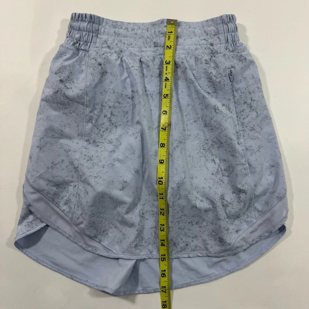 Lululemon Hotty Hot High Rise Skirt Long Gravel Dust Pastel Blue